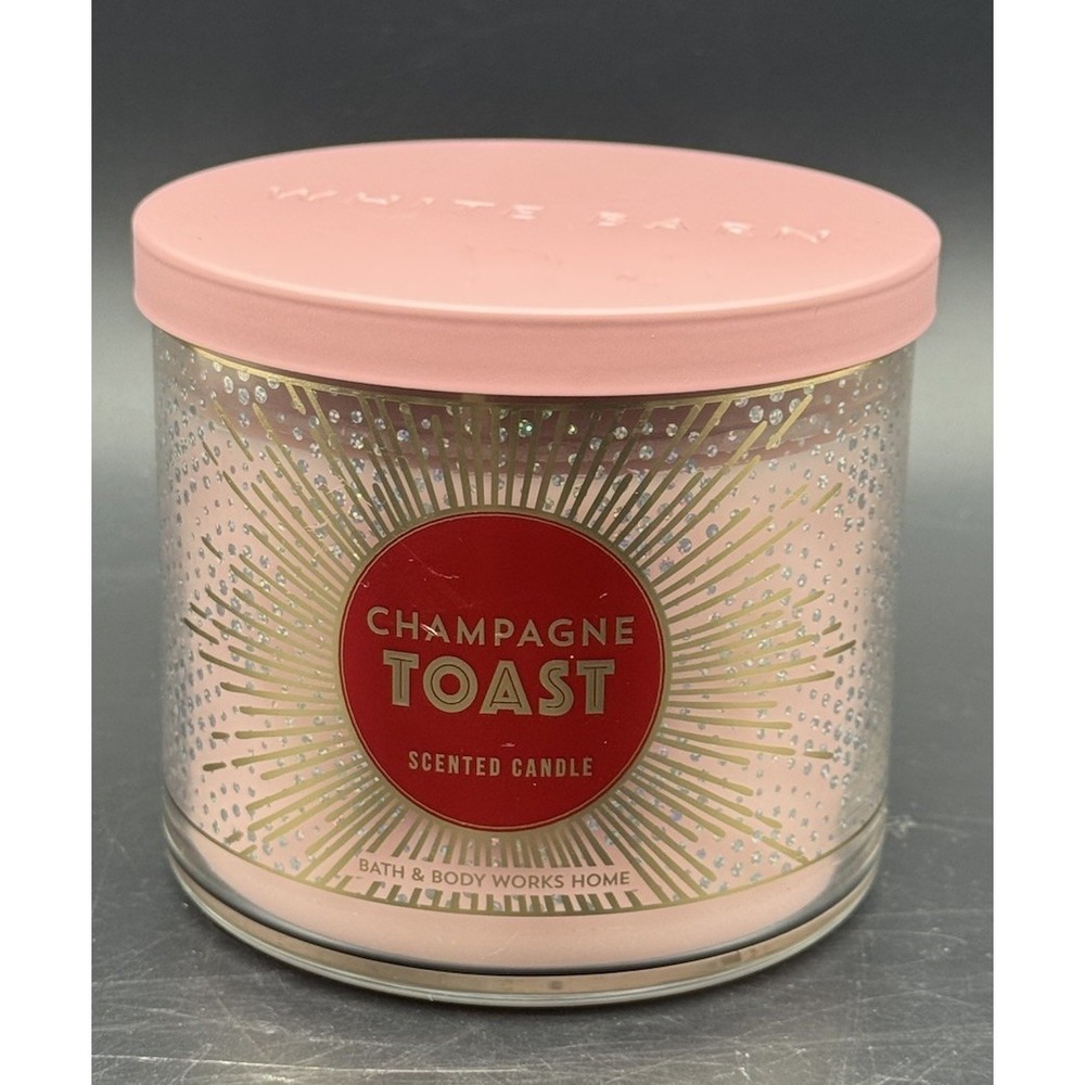 Bath & Body Works Champagne Toast 3-Wick Candle New Other